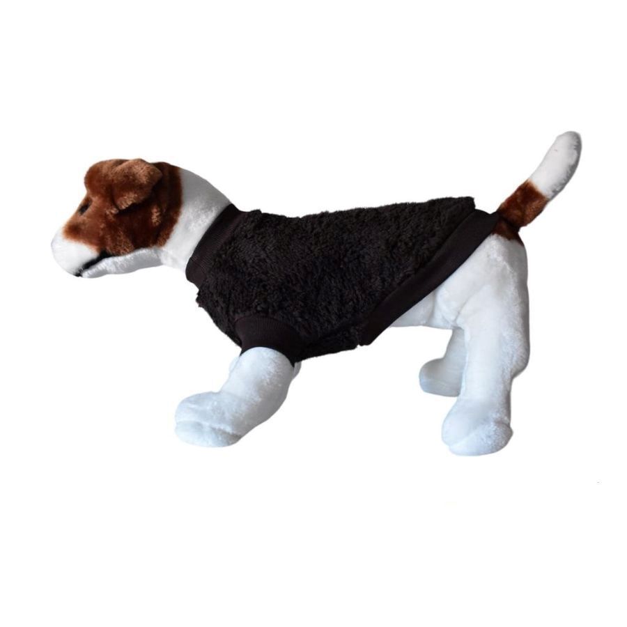 Loyal jersey peluche marr&oacute;n para perros, , large Imagen numero 2